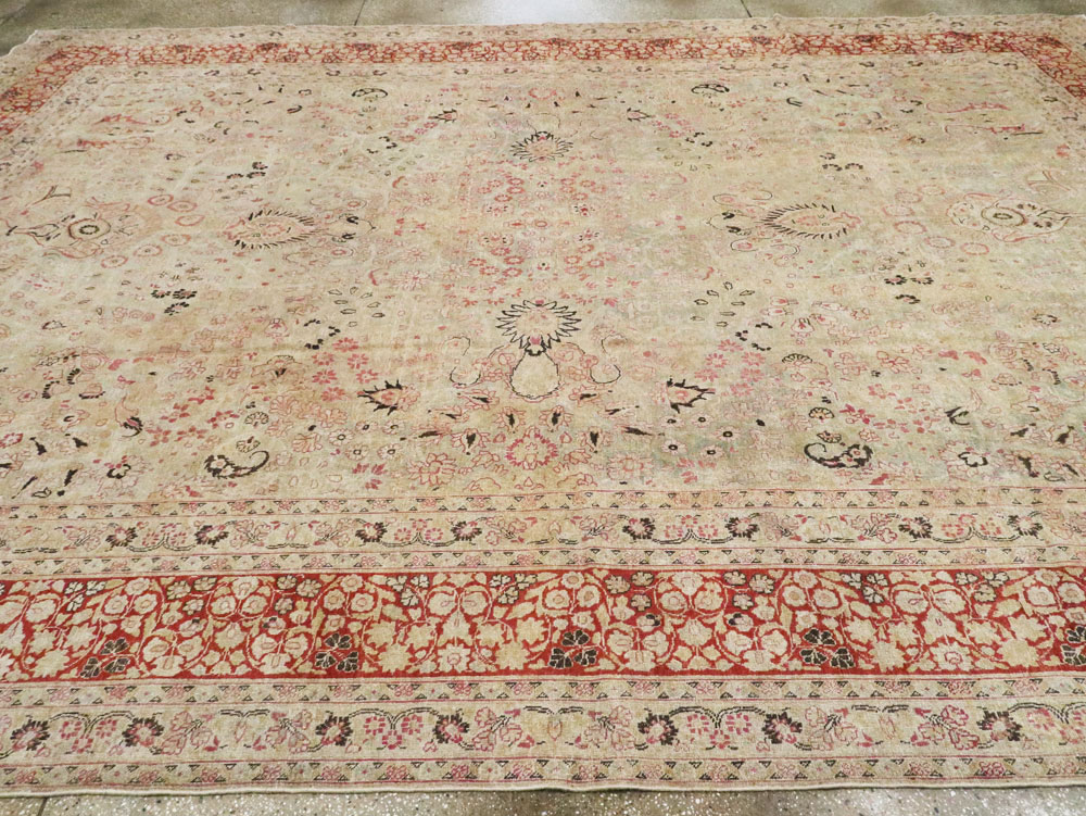 Antique Persian Mashad Carpet, No.23426 - Gss