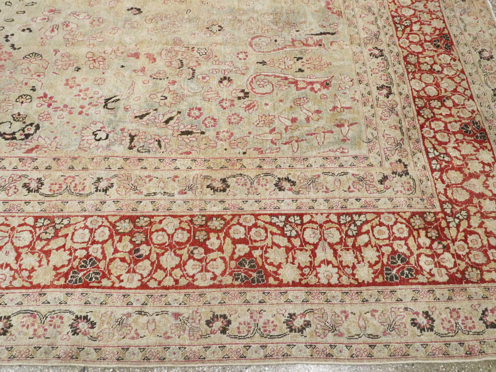 Antique Persian Mashad Carpet, No.23426 - Gss