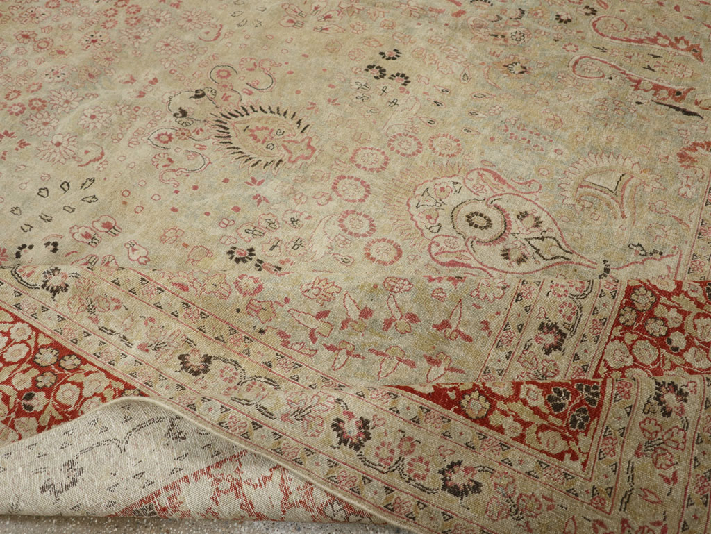 Antique Persian Mashad Carpet, No.23426 - Gss