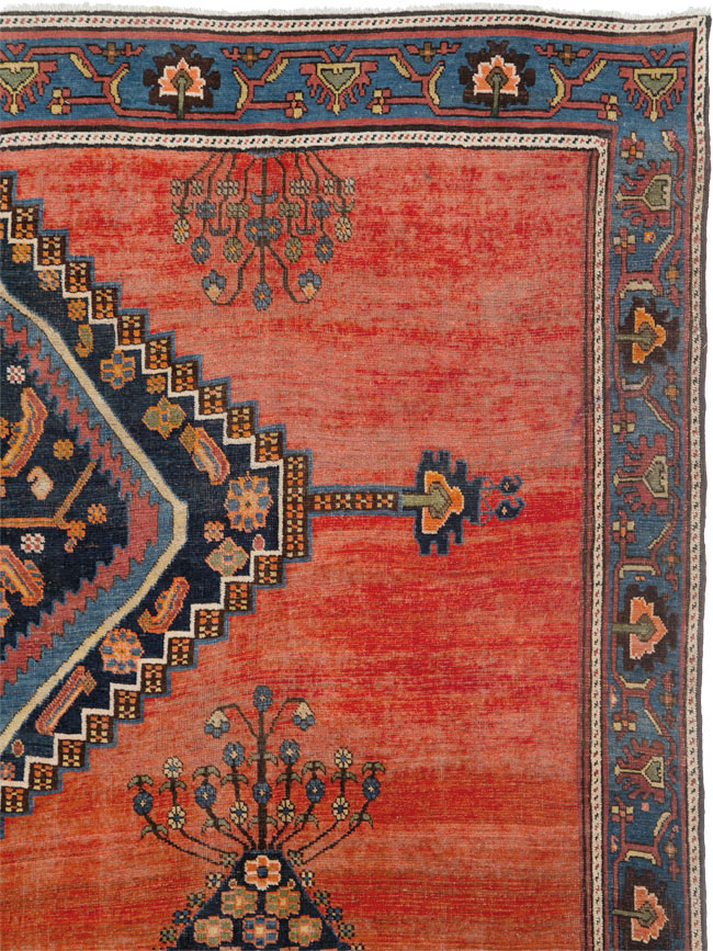 Antique Persian Bidjar Square Carpet, No.23433 - Gss