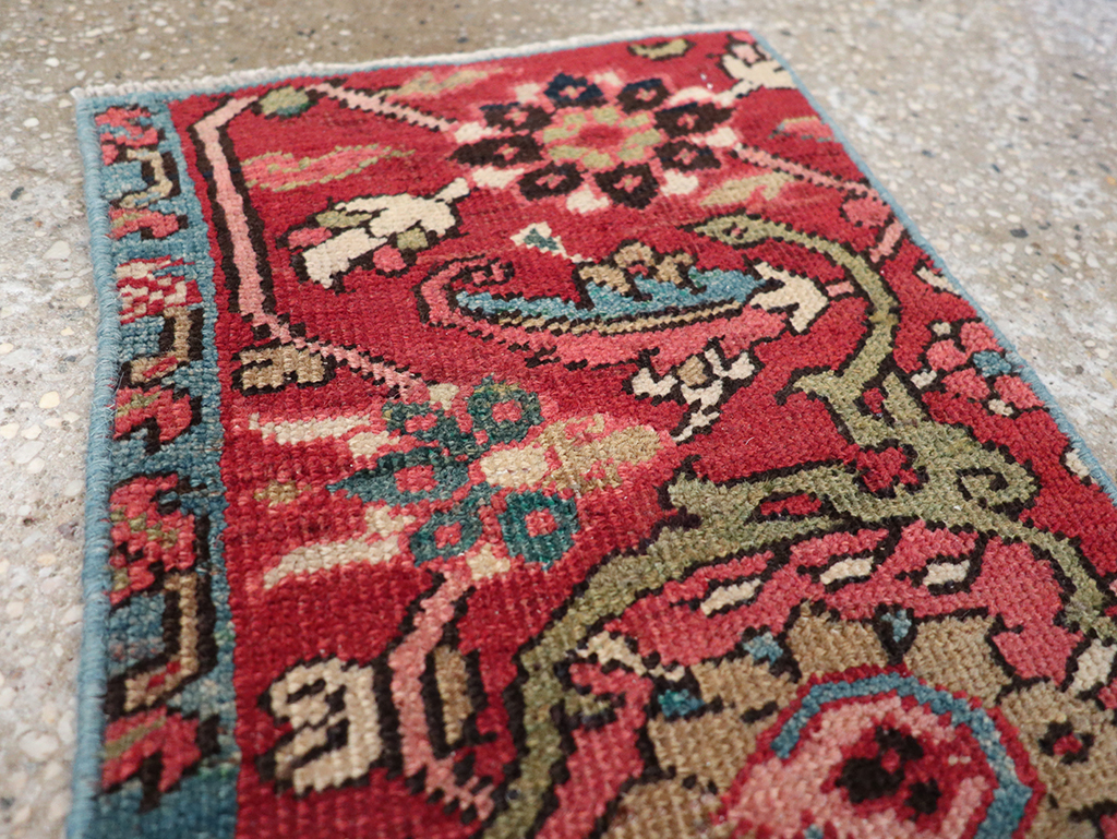 Antique Persian Heriz Wagireh Sampler Rug, No.23442 - Gss