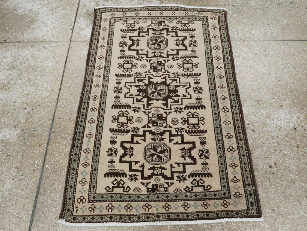 Vintage Persian Tabriz Rug (Pair: 2 of 2), No.23443 - Gss