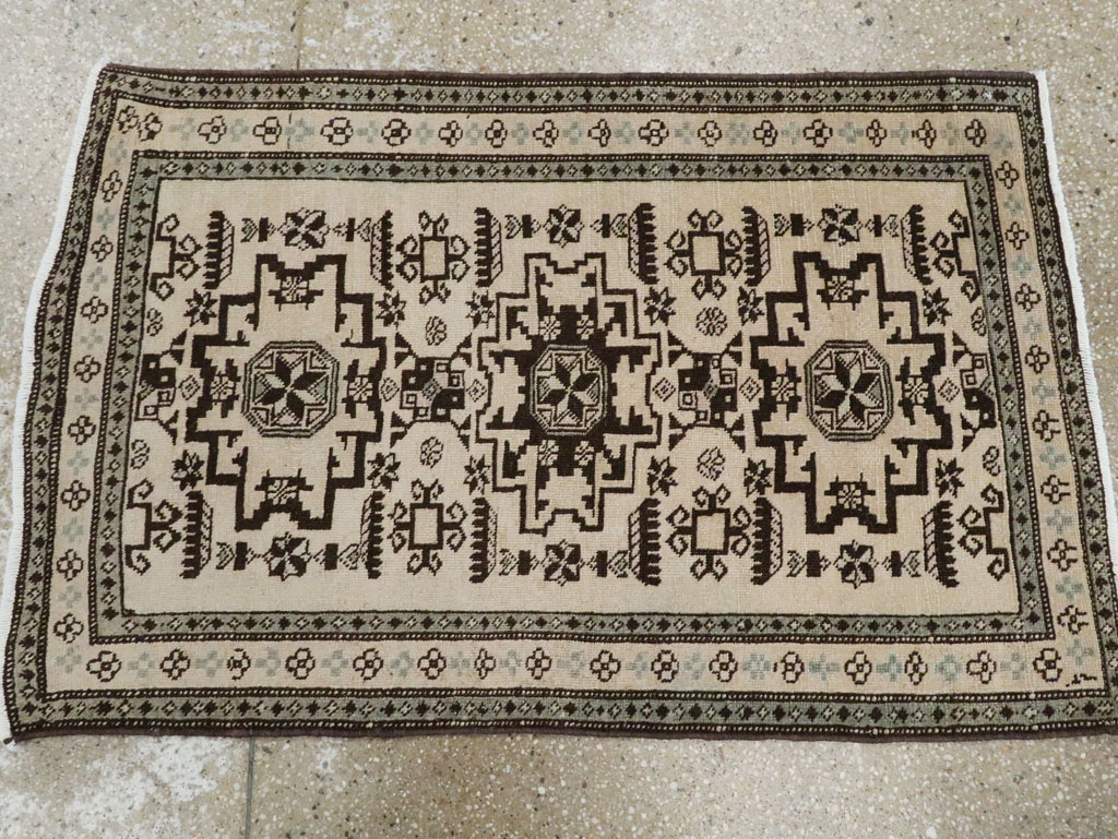 Vintage Persian Tabriz Rug (Pair: 2 of 2), No.23443 - Gss