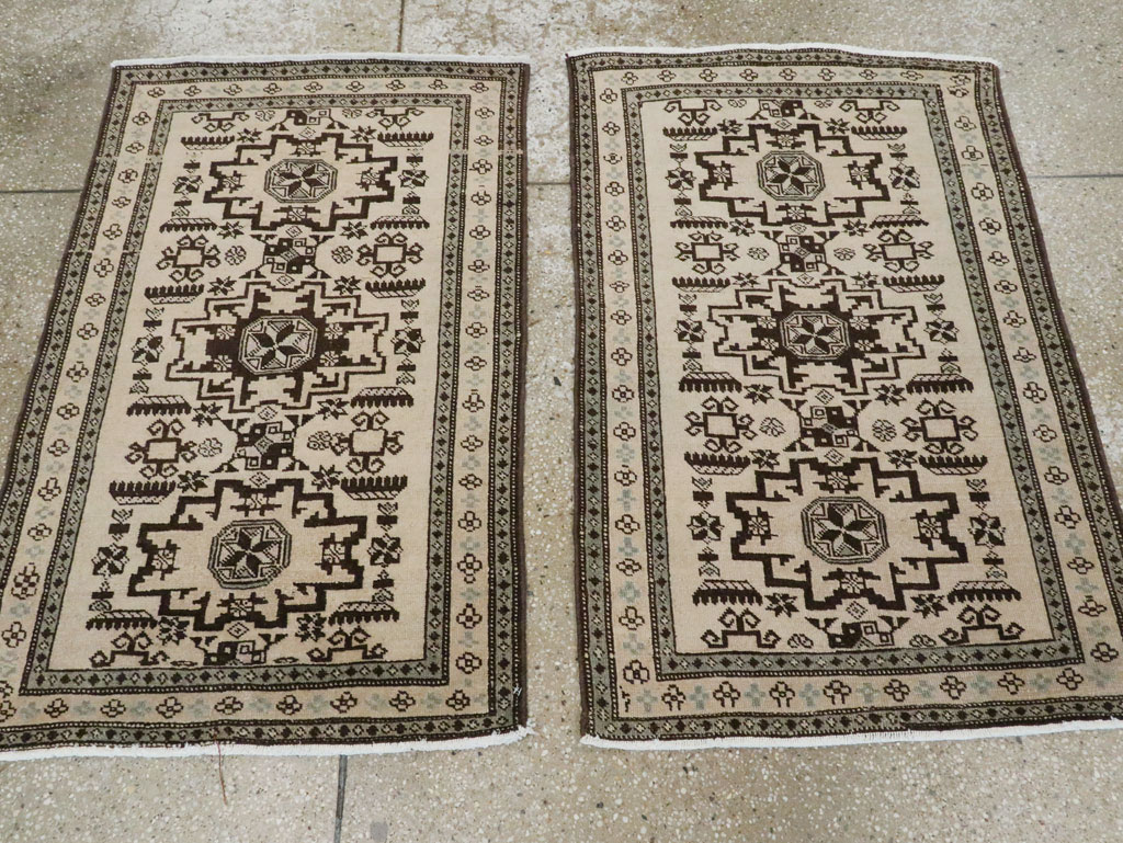 Vintage Persian Tabriz Rug (Pair: 2 of 2), No.23443 - Gss