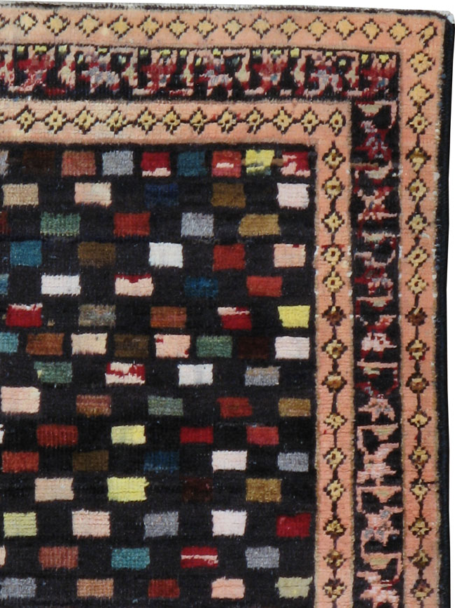 Vintage Persian Hamadan Modernist Rug, No.23444 - Gss