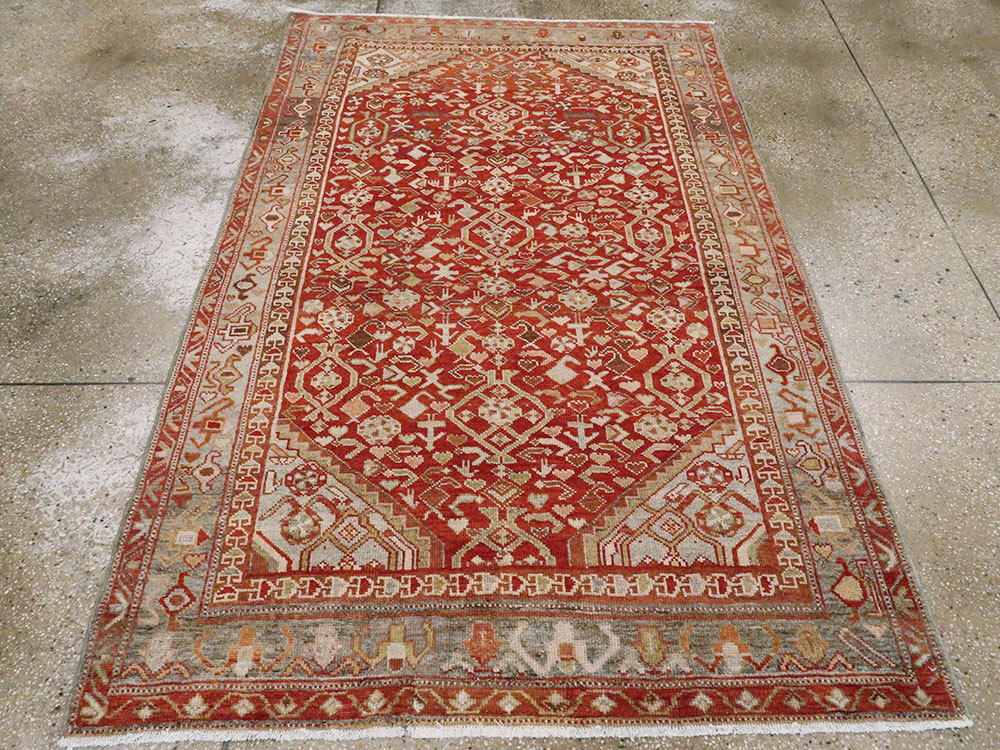 Vintage Persian Malayer Rug, No.23454 - Gss