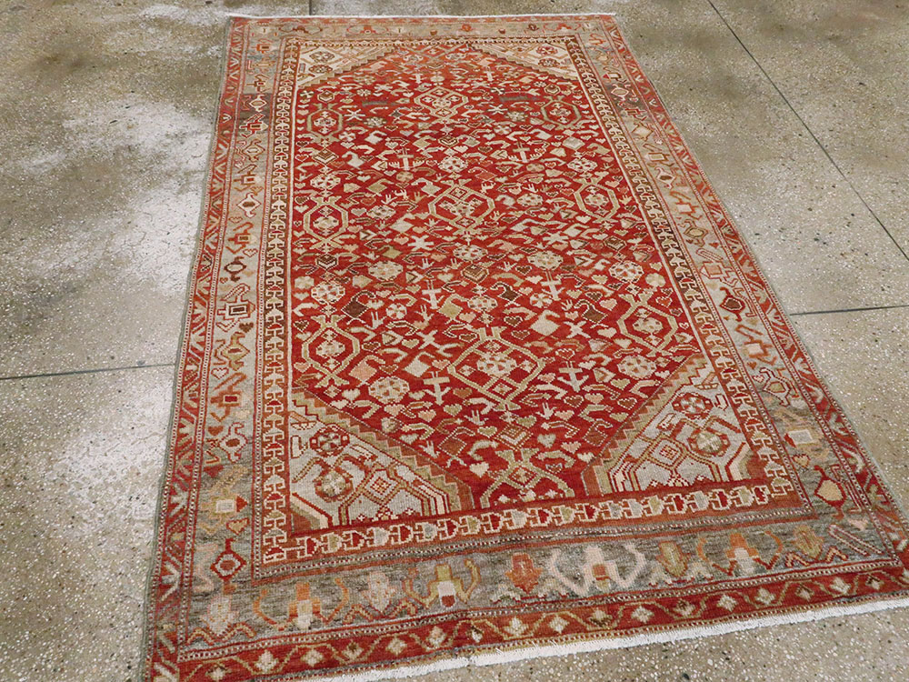 Vintage Persian Malayer Rug, No.23454 - Gss