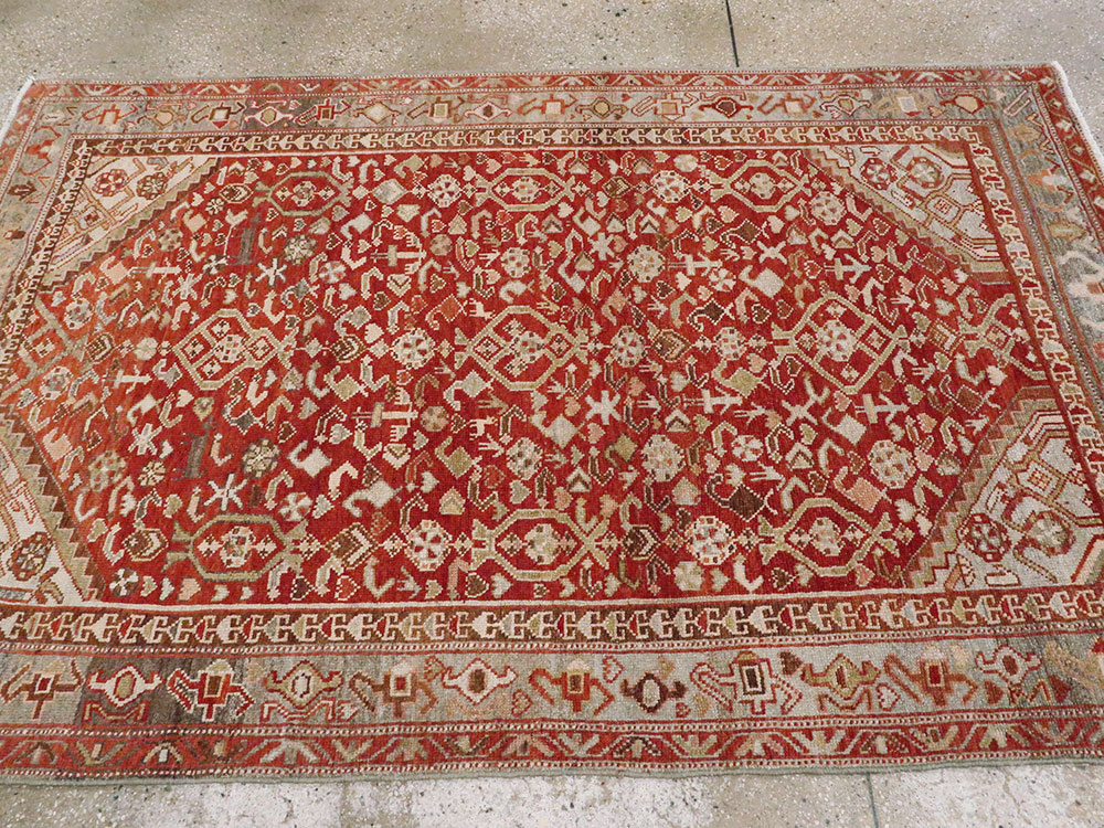 Vintage Persian Malayer Rug, No.23454 - Gss