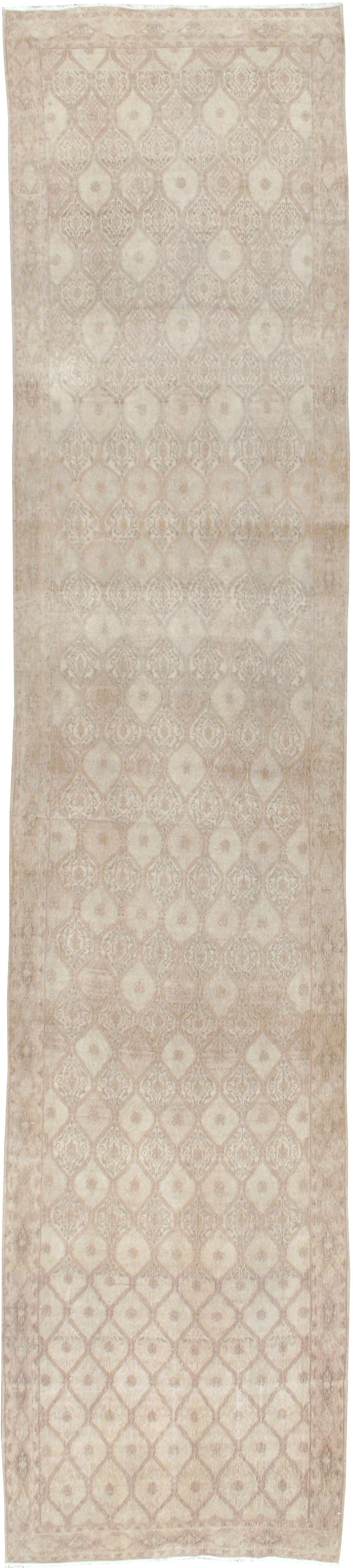 Vintage Persian Mashad Gallery Runner, No.23457 - Gss