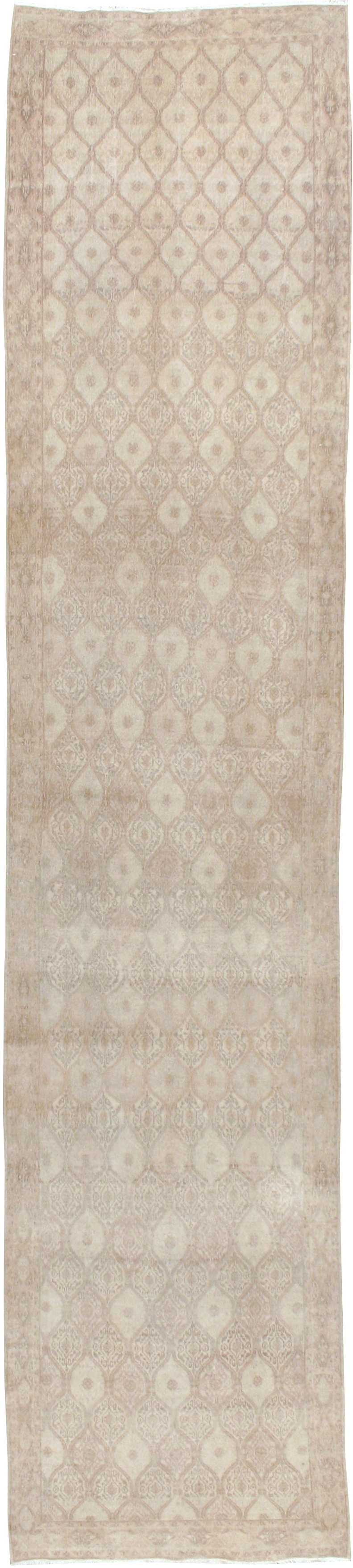 Vintage Persian Mashad Gallery Runner, No.23457 - Gss