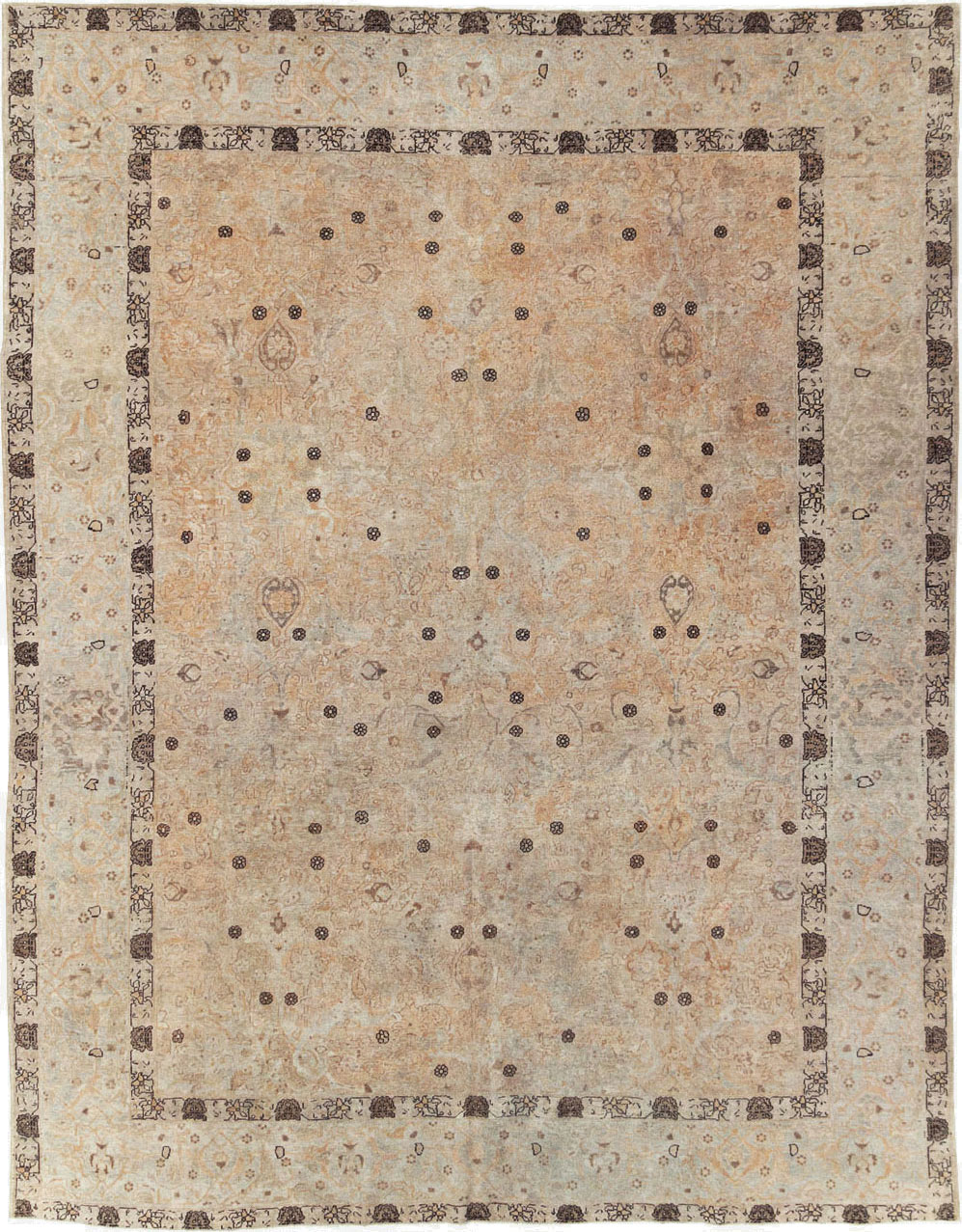 Antique Persian Tabriz Carpet, No.23467 - Gss