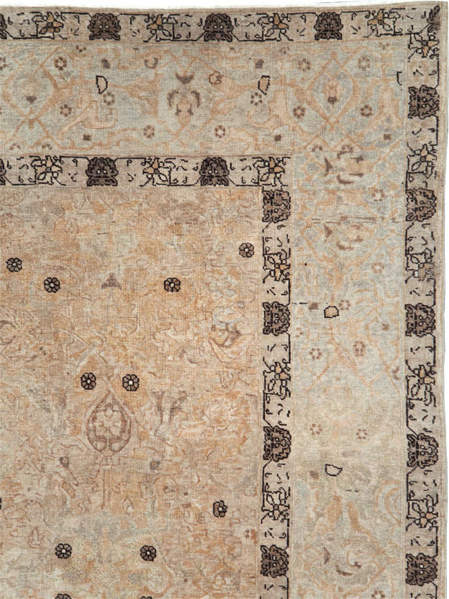 Antique Persian Tabriz Carpet, No.23467 - Gss