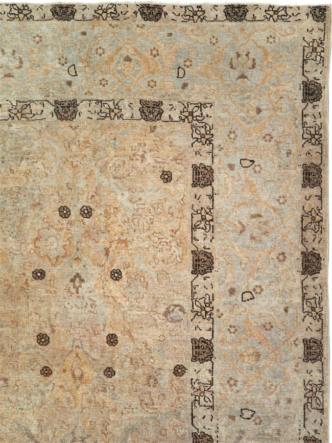Antique Persian Tabriz Carpet, No.23467 - Gss