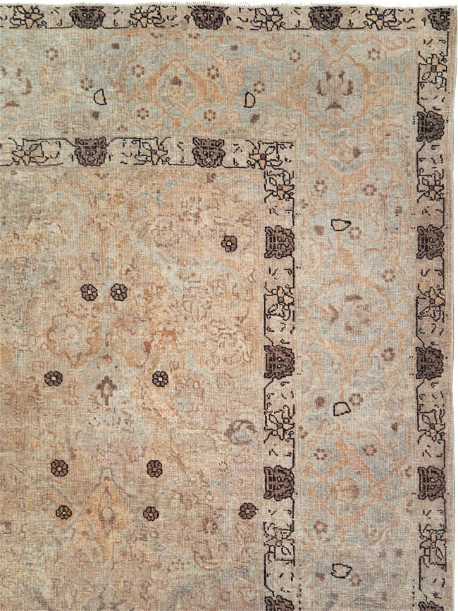 Antique Persian Tabriz Carpet, No.23467 - Gss