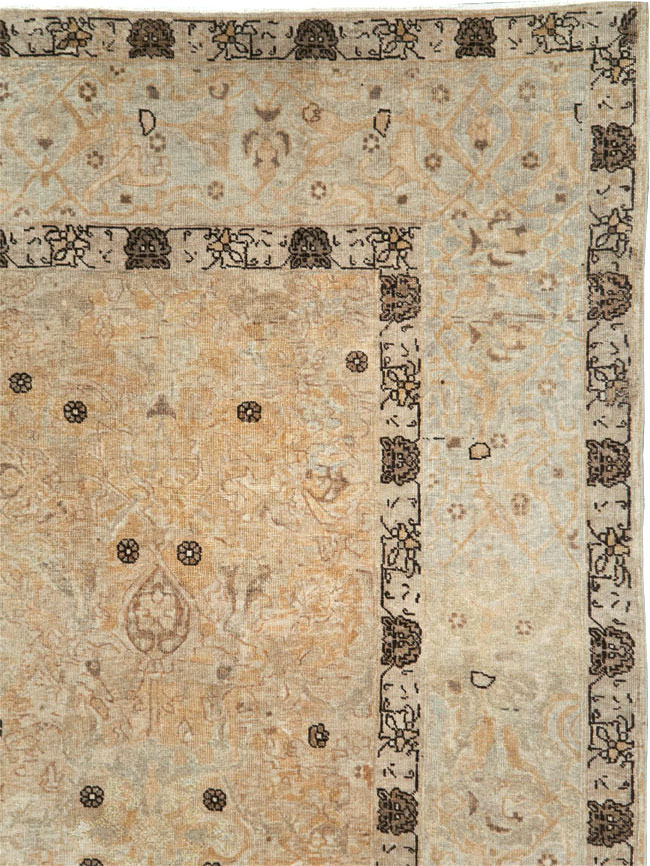 Antique Persian Tabriz Carpet, No.23467 - Gss