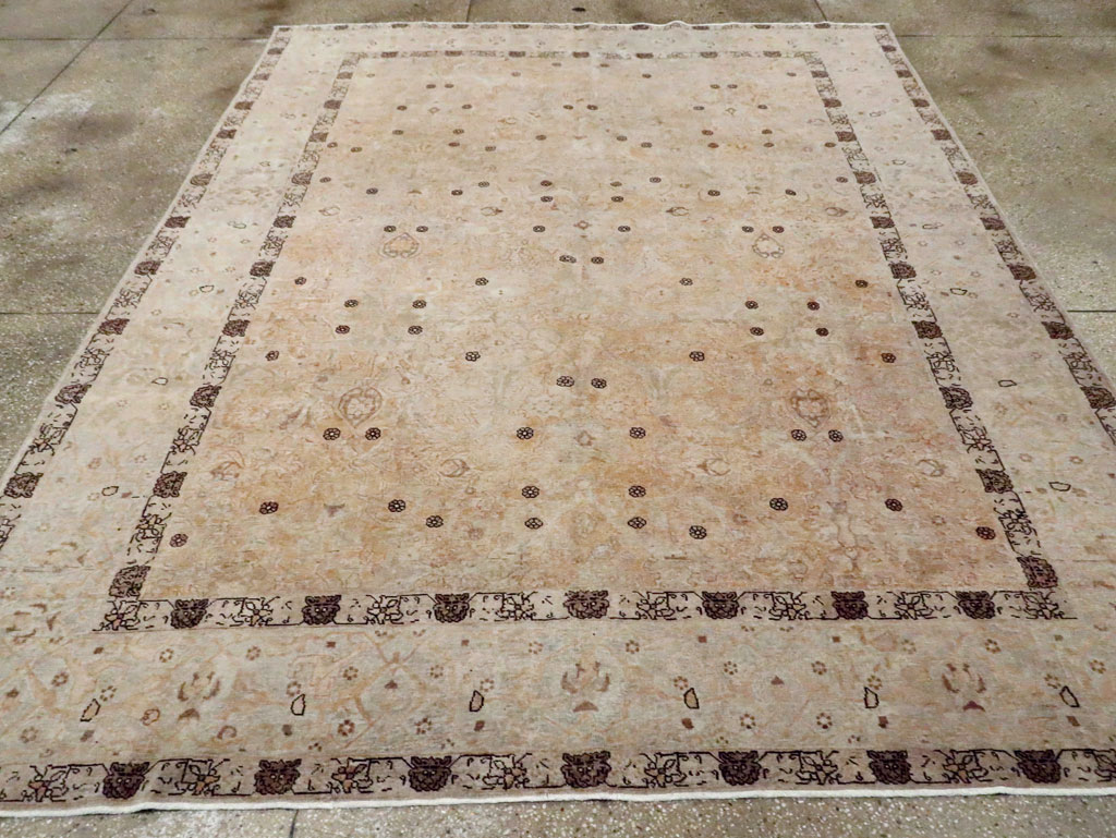 Antique Persian Tabriz Carpet, No.23467 - Gss