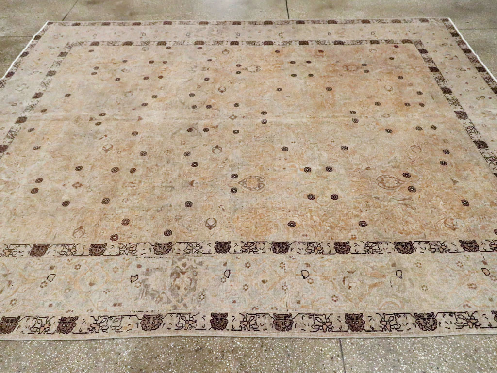Antique Persian Tabriz Carpet, No.23467 - Gss