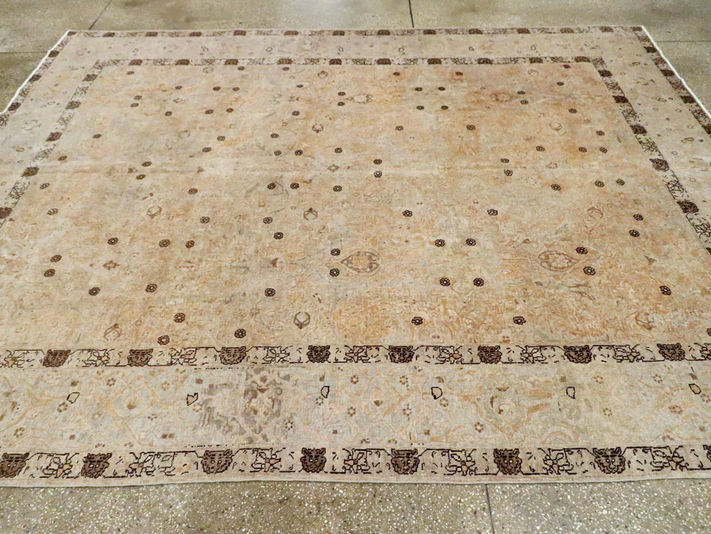 Antique Persian Tabriz Carpet, No.23467 - Gss