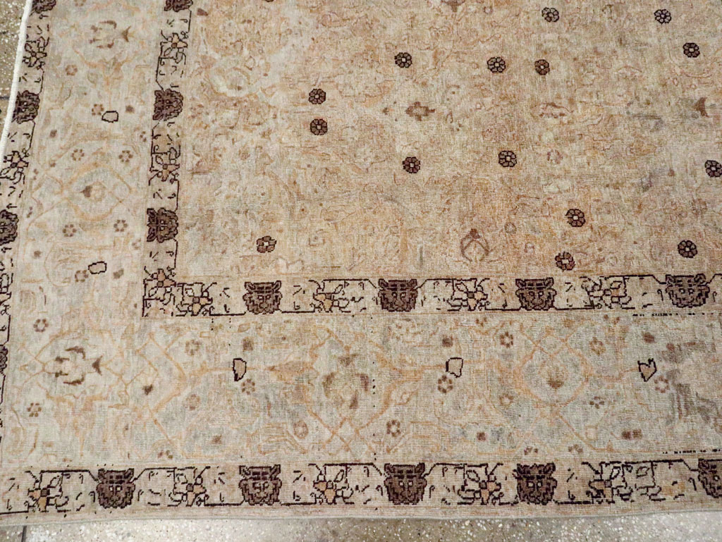 Antique Persian Tabriz Carpet, No.23467 - Gss