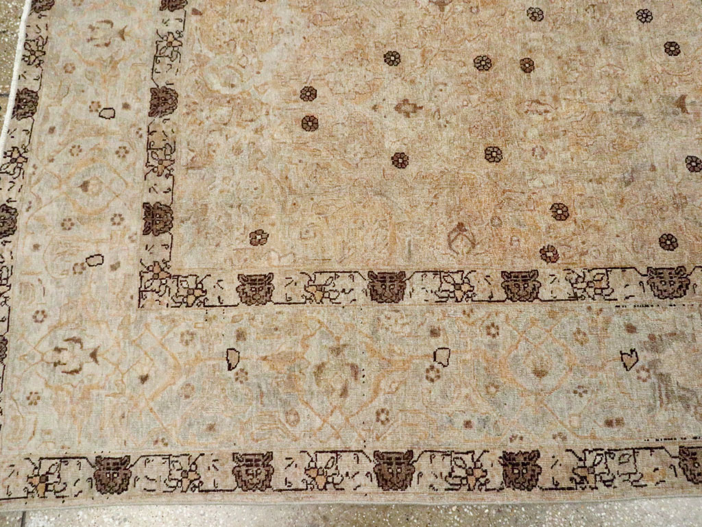 Antique Persian Tabriz Carpet, No.23467 - Gss