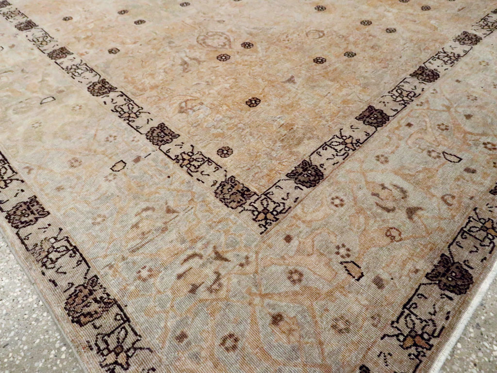 Antique Persian Tabriz Carpet, No.23467 - Gss
