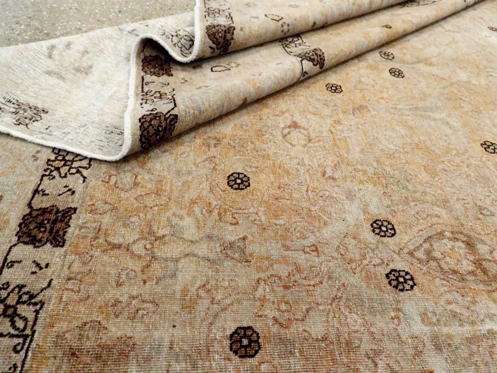 Antique Persian Tabriz Carpet, No.23467 - Gss