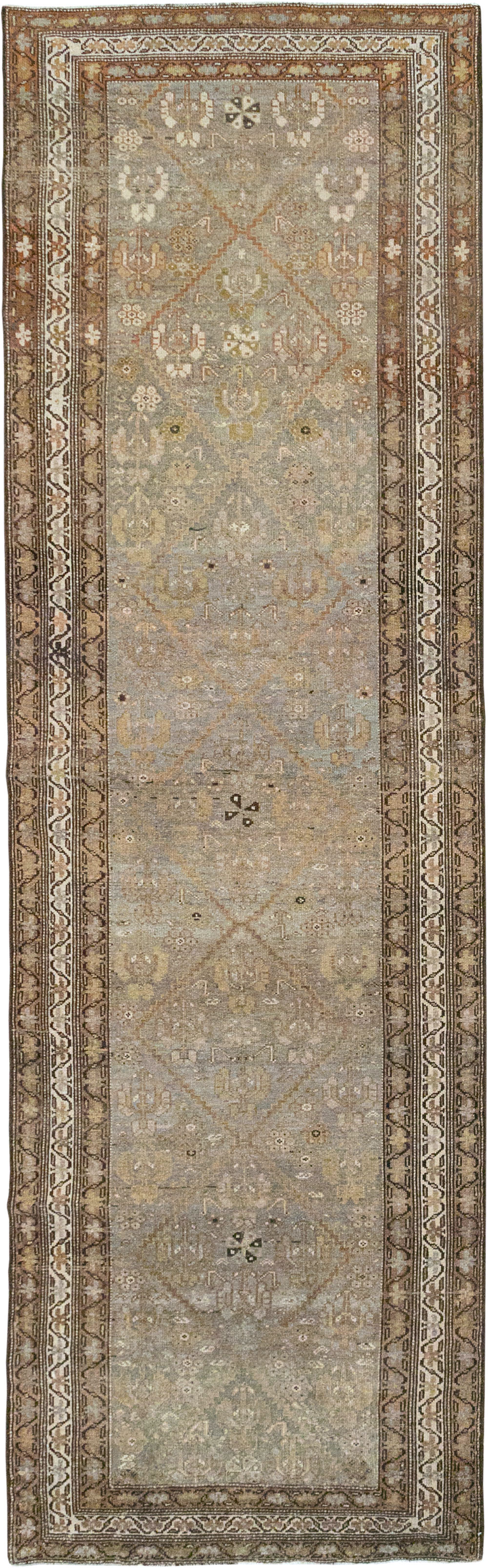Vintage Persian Kurdish Runner, No.23475 - Gss