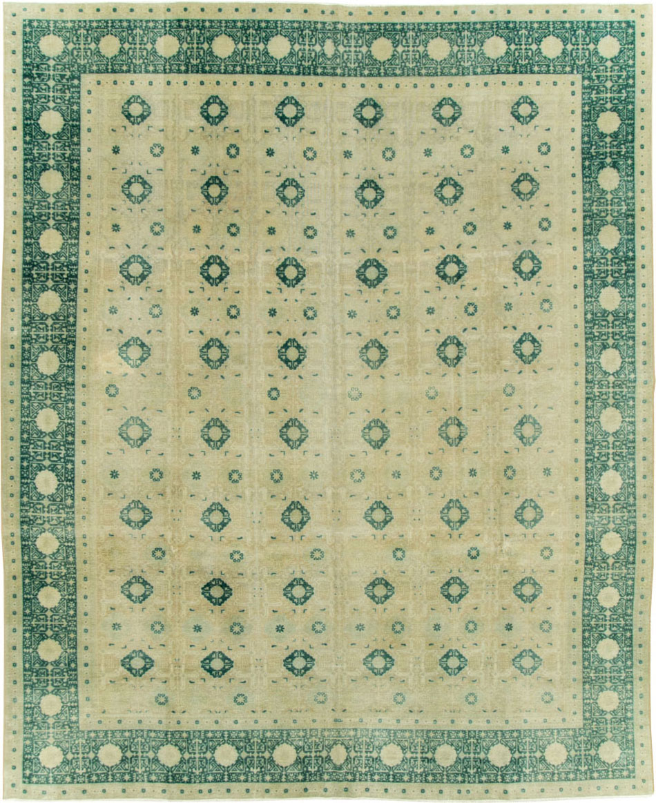 Vintage Persian Tabriz Carpet, No.23476 - Gss