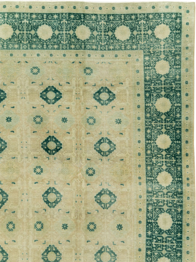 Vintage Persian Tabriz Carpet, No.23476 - Gss