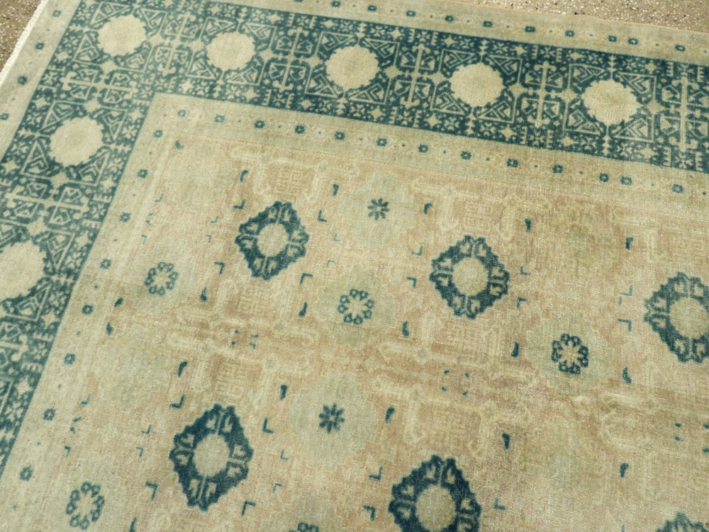 Vintage Persian Tabriz Carpet, No.23476 - Gss