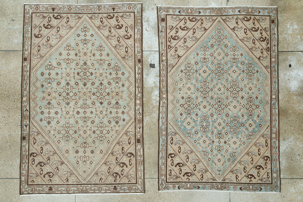 Vintage Persian Malayer Rug (Pair: 2 of 2), No.23480 - Gss