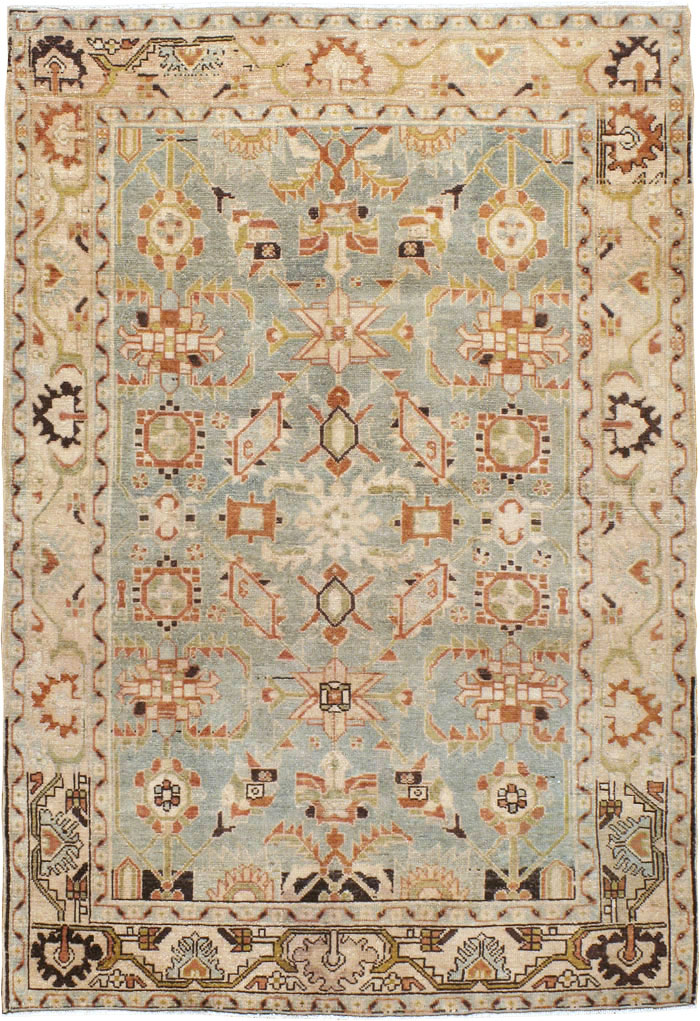 Vintage  Persian Malayer Rug, No.23485 - Gss