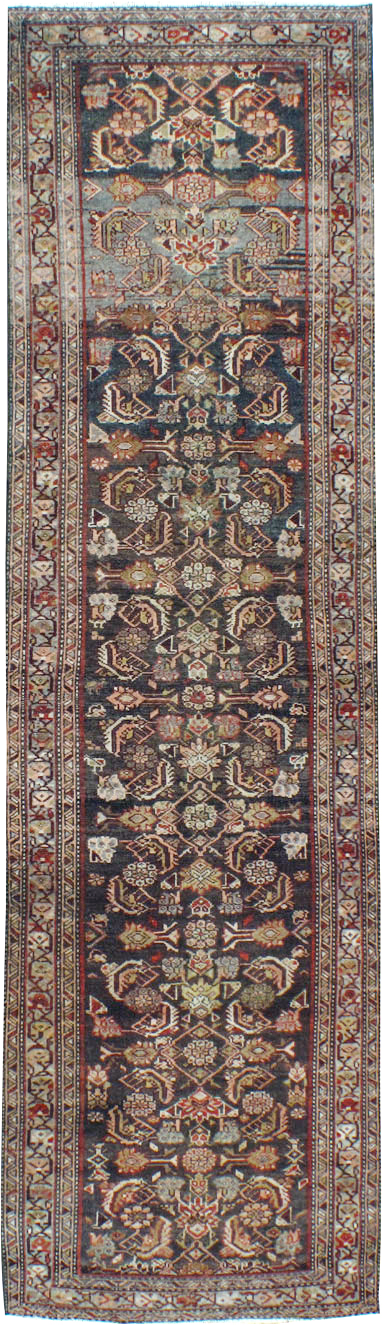 Vintage Persian Malayer Runner, No.23503 - Gss