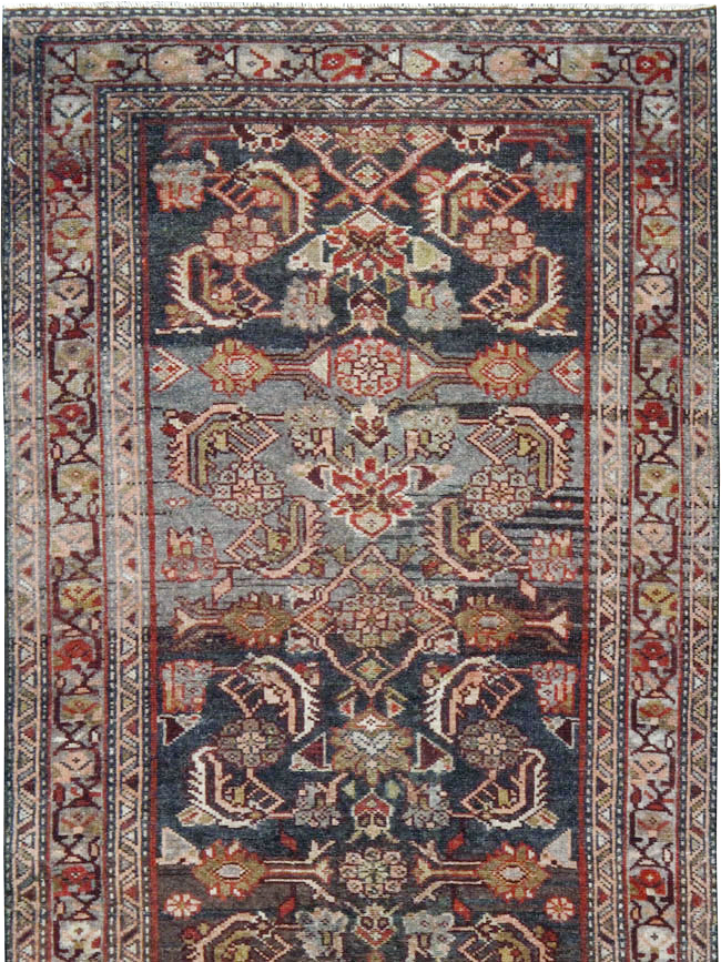Vintage Persian Malayer Runner, No.23503 - Gss