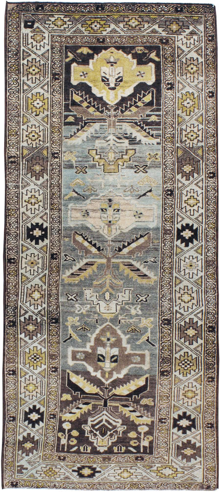 Vintage Persian Malayer Runner, No.23514 - Gss