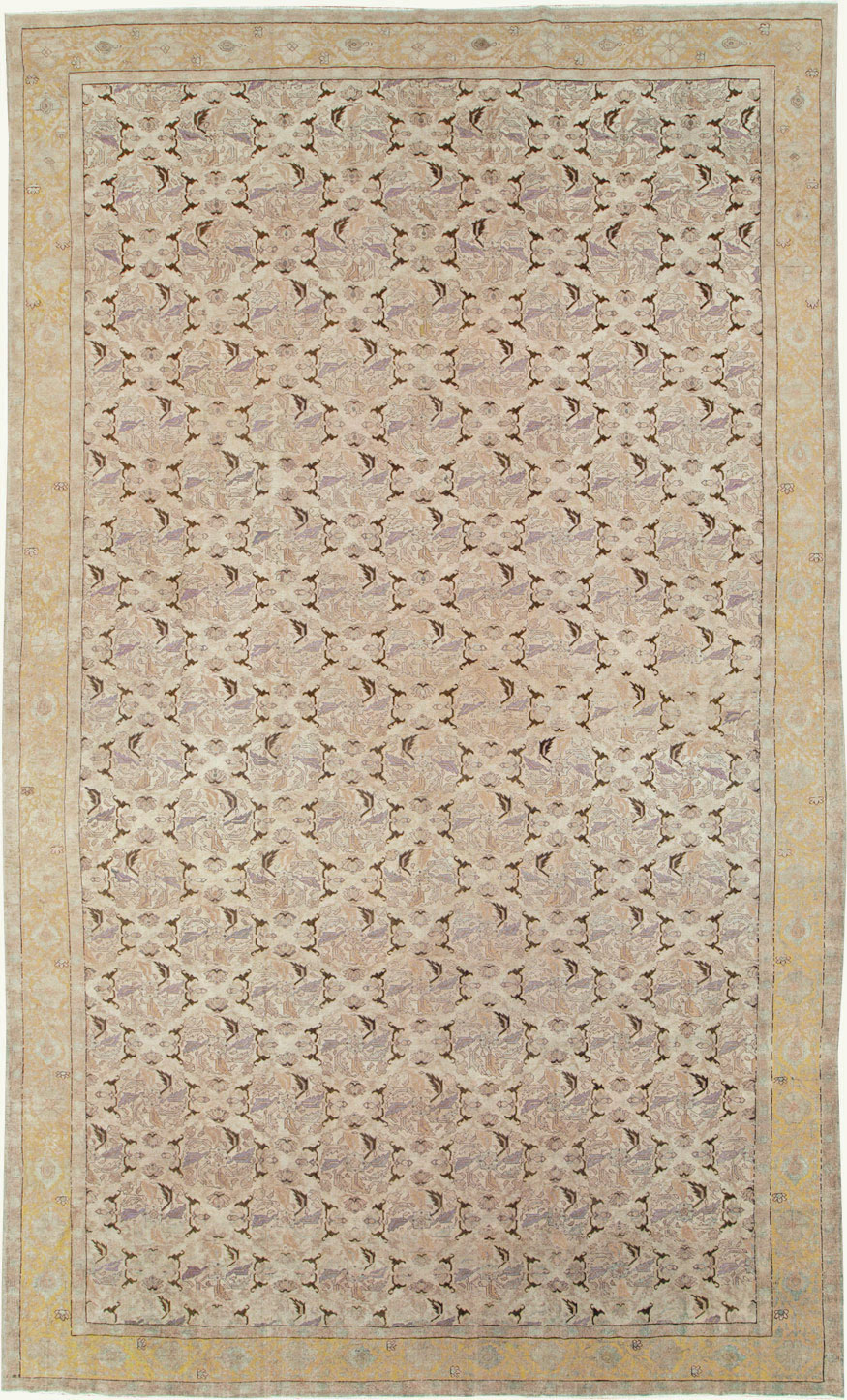 Antique Persian Senneh Tabriz Carpet, No.23515 - Gss