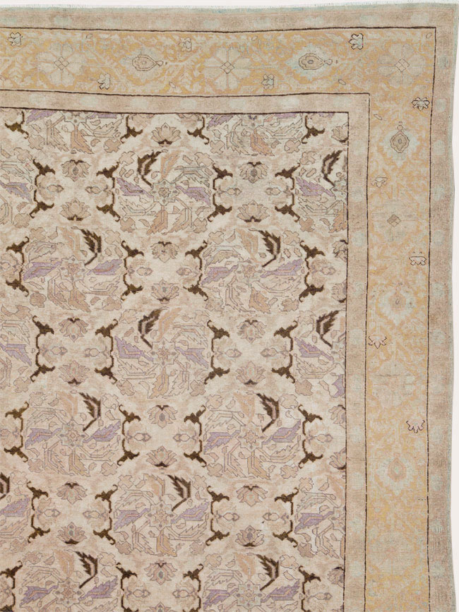 Antique Persian Senneh Tabriz Carpet, No.23515 - Gss