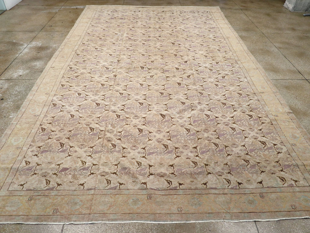 Antique Persian Senneh Tabriz Carpet, No.23515 - Gss