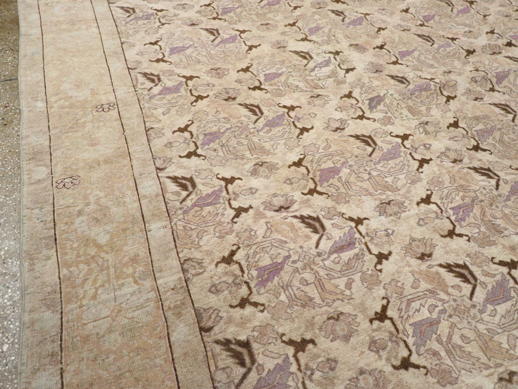 Antique Persian Senneh Tabriz Carpet, No.23515 - Gss