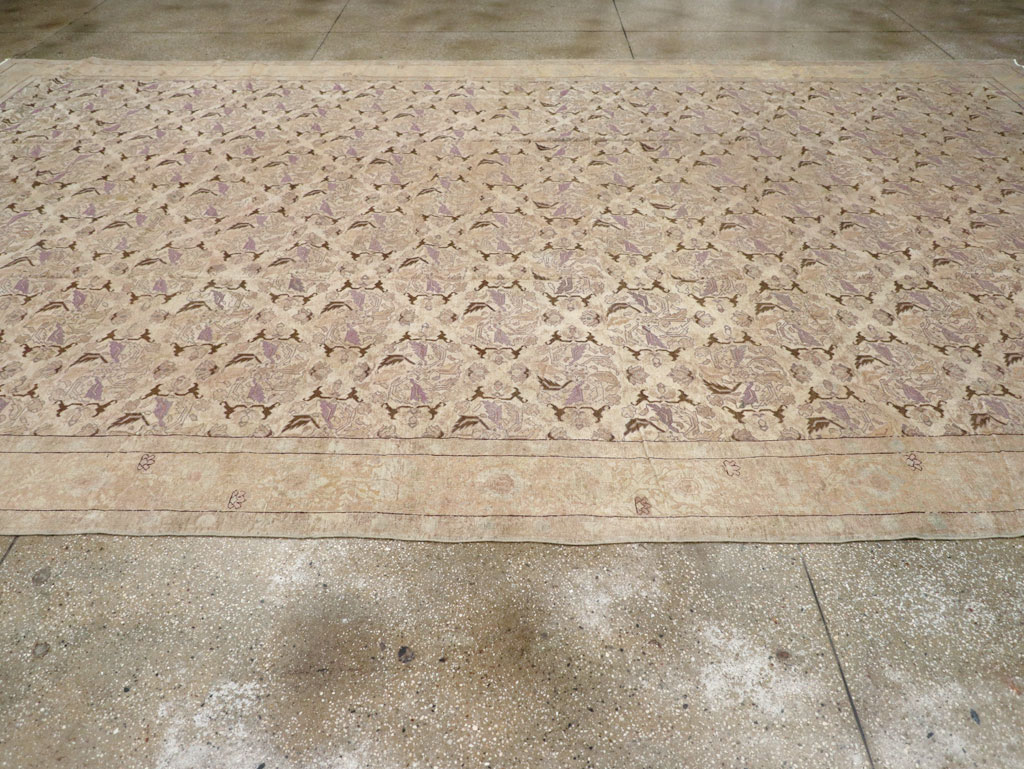 Antique Persian Senneh Tabriz Carpet, No.23515 - Gss