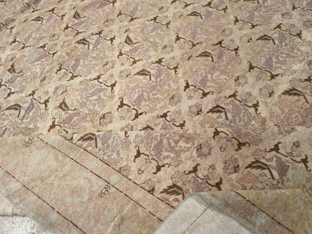 Antique Persian Senneh Tabriz Carpet, No.23515 - Gss