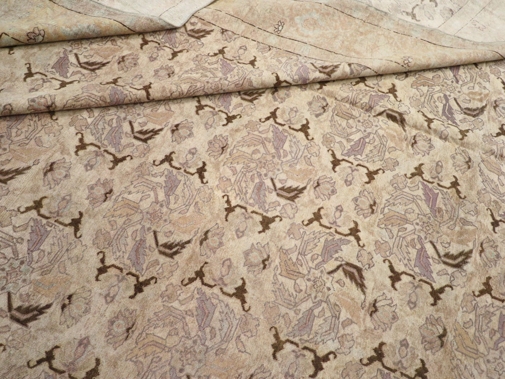 Antique Persian Senneh Tabriz Carpet, No.23515 - Gss