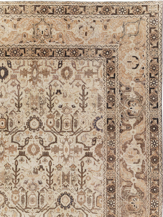 Antique Persian Tabriz Carpet, No.23527 - Gss