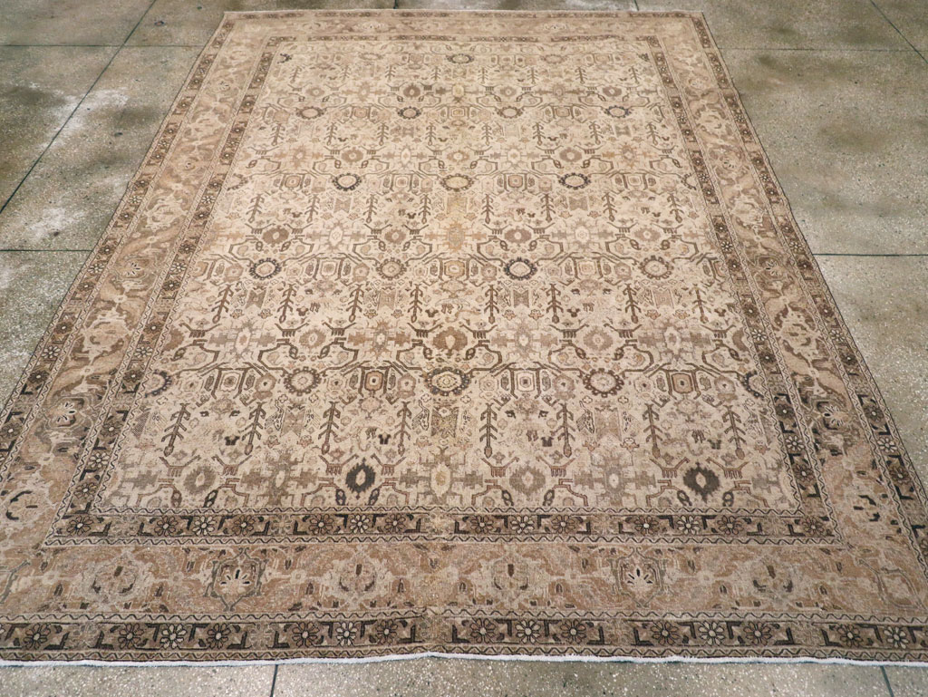 Antique Persian Tabriz Carpet, No.23527 - Gss