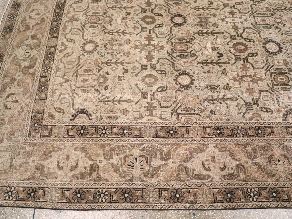 Antique Persian Tabriz Carpet, No.23527 - Gss