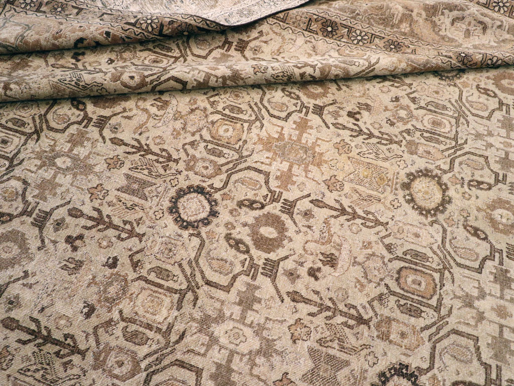 Antique Persian Tabriz Carpet, No.23527 - Gss