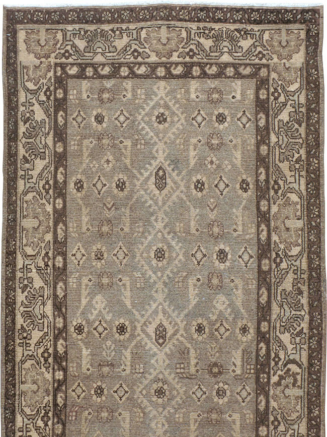 Vintage Persian Malayer Runner, No.23528 - Gss