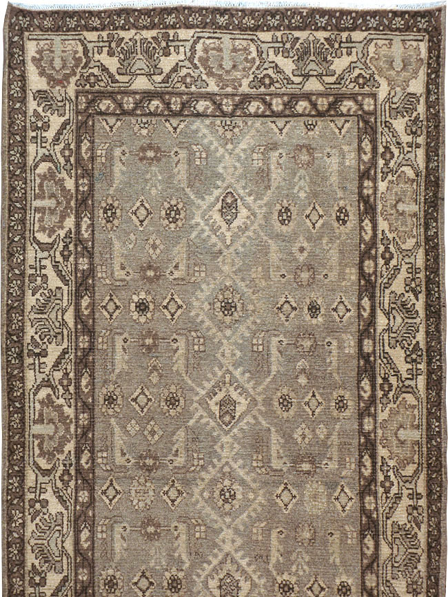 Vintage Persian Malayer Runner, No.23528 - Gss