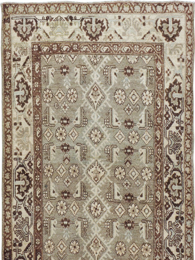 Vintage Persian Malayer Runner, No.23529 - Gss