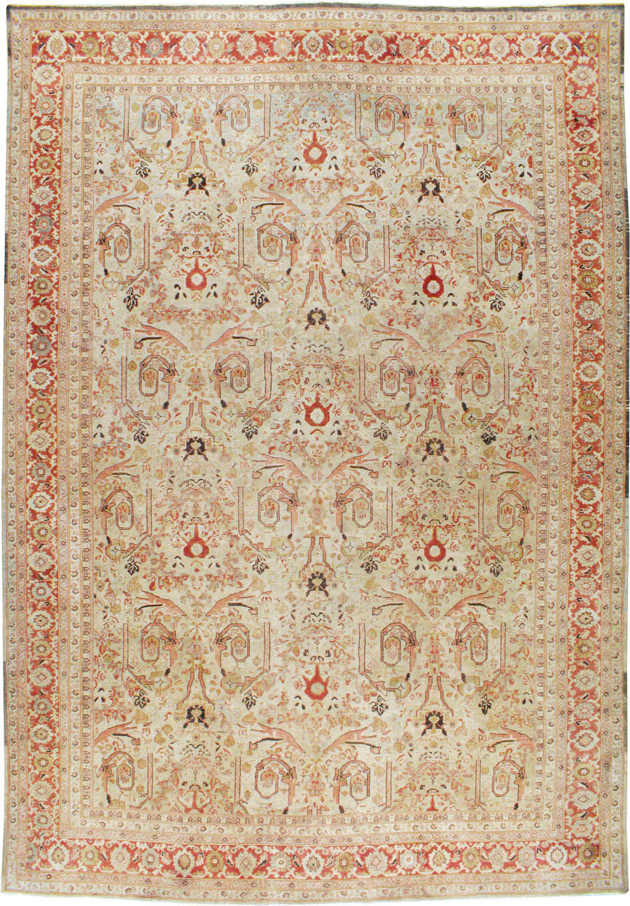 Antique Persian Mahal Carpet, No.23530 - Gss